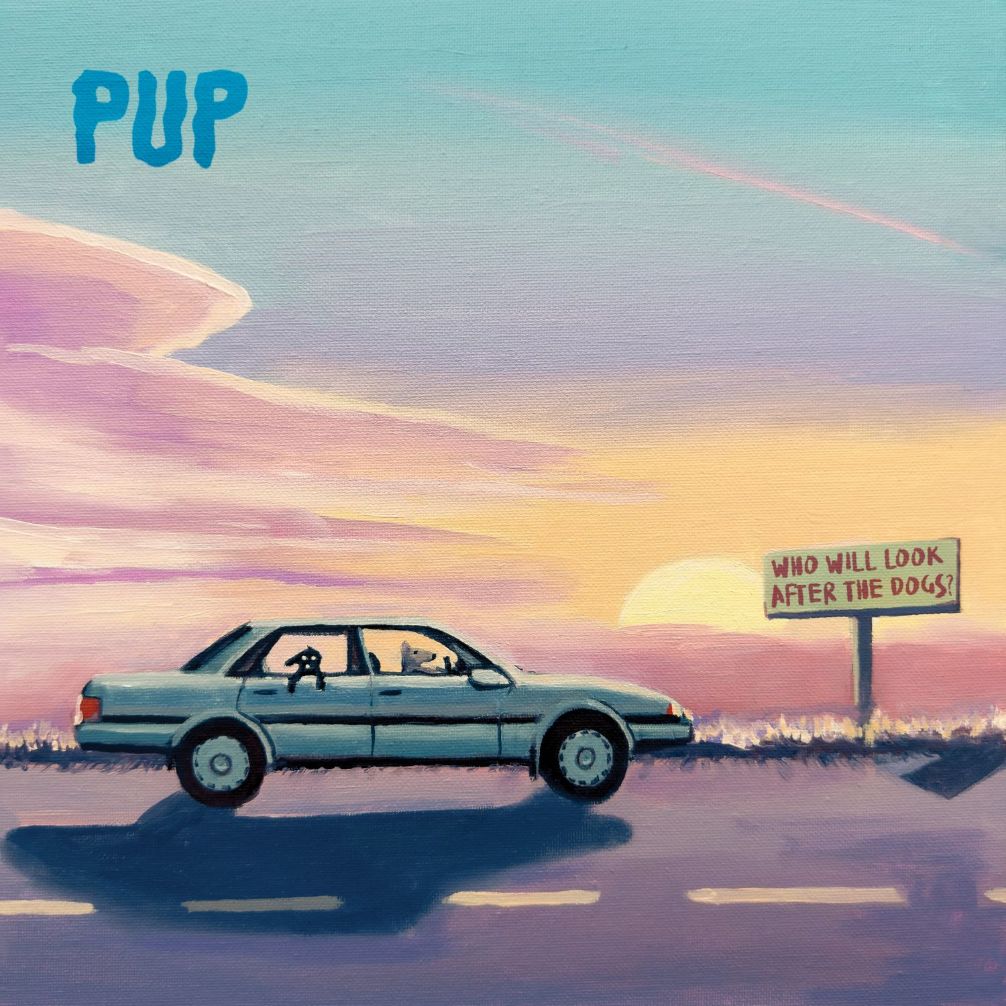 PUP - Who Will Look After The Dogs - Purple Smoke with Black, Orange & Pink Splatter Vinyl