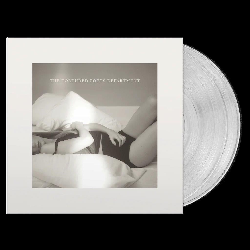 Taylor Swift - The Tortured Poets Department : 2LP Phantom Clear Vinyl