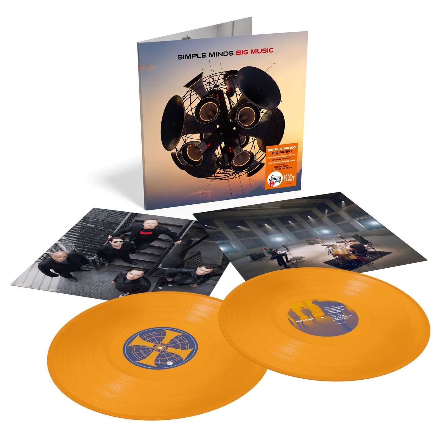 Simple Minds - Big Music - 140g 2LP Opaque Orange Vinyl