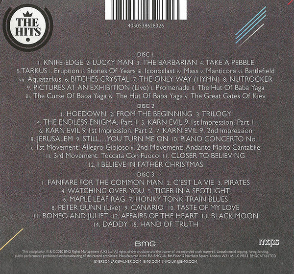 Emerson Lake & Palmer - The Ultimate Collection - 3CD