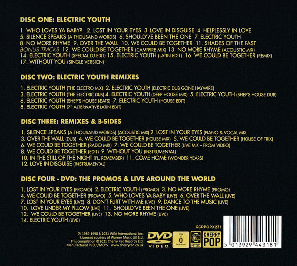 Debbie Gibson - Electric Youth : Deluxe Edition 3CD / 1DVD