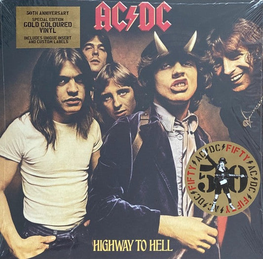 AC/DC - Highway To Hell : 50th Anniversary Edition Gold Vinyl