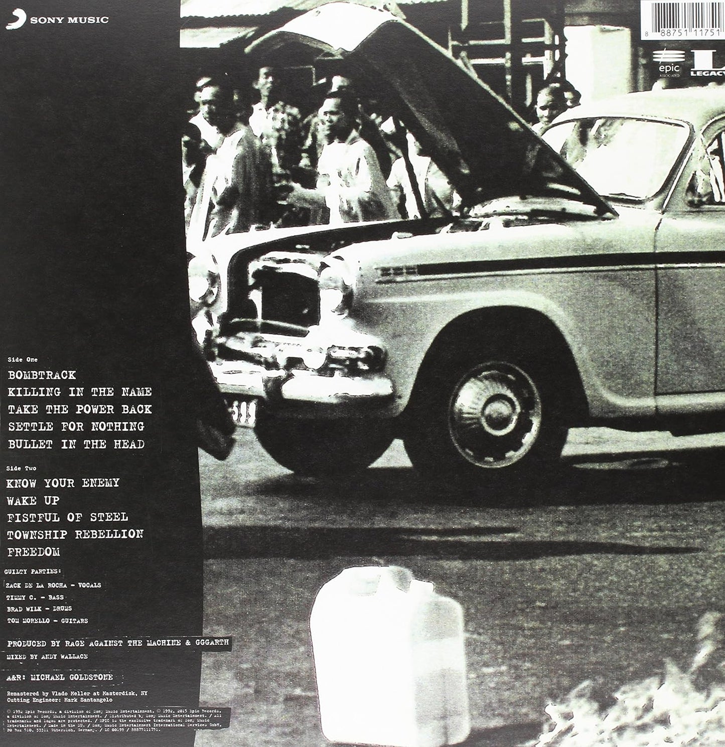 Rage Against The Machine - Rage Against The Machine - Vinyl