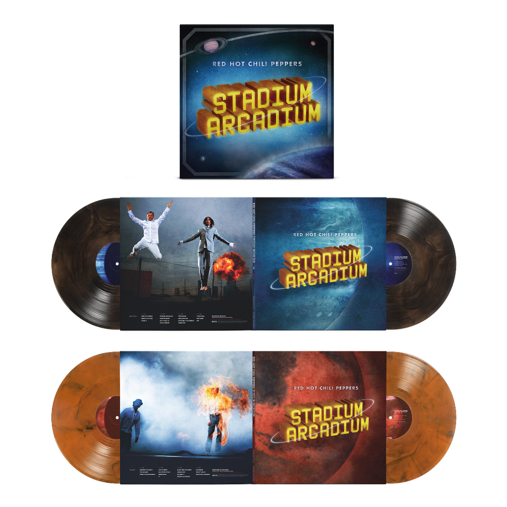 Red Hot Chili Peppers - Stadium Arcadium (20th Anniversary Edition) 4LP Brown Smoke & Orange Smoke Vinyl