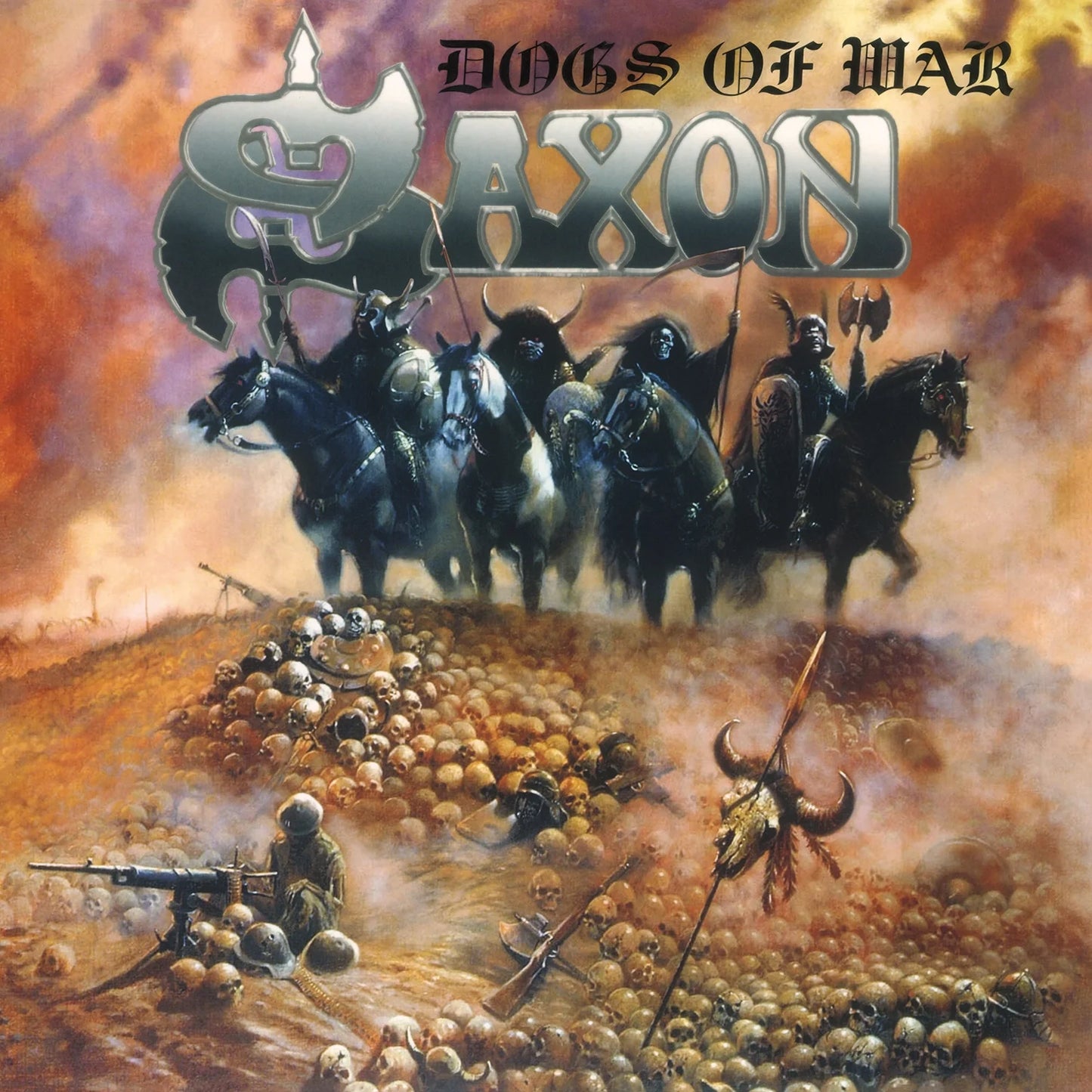 Saxon - Dogs Of War - Limited Numbered Silver Vinyl