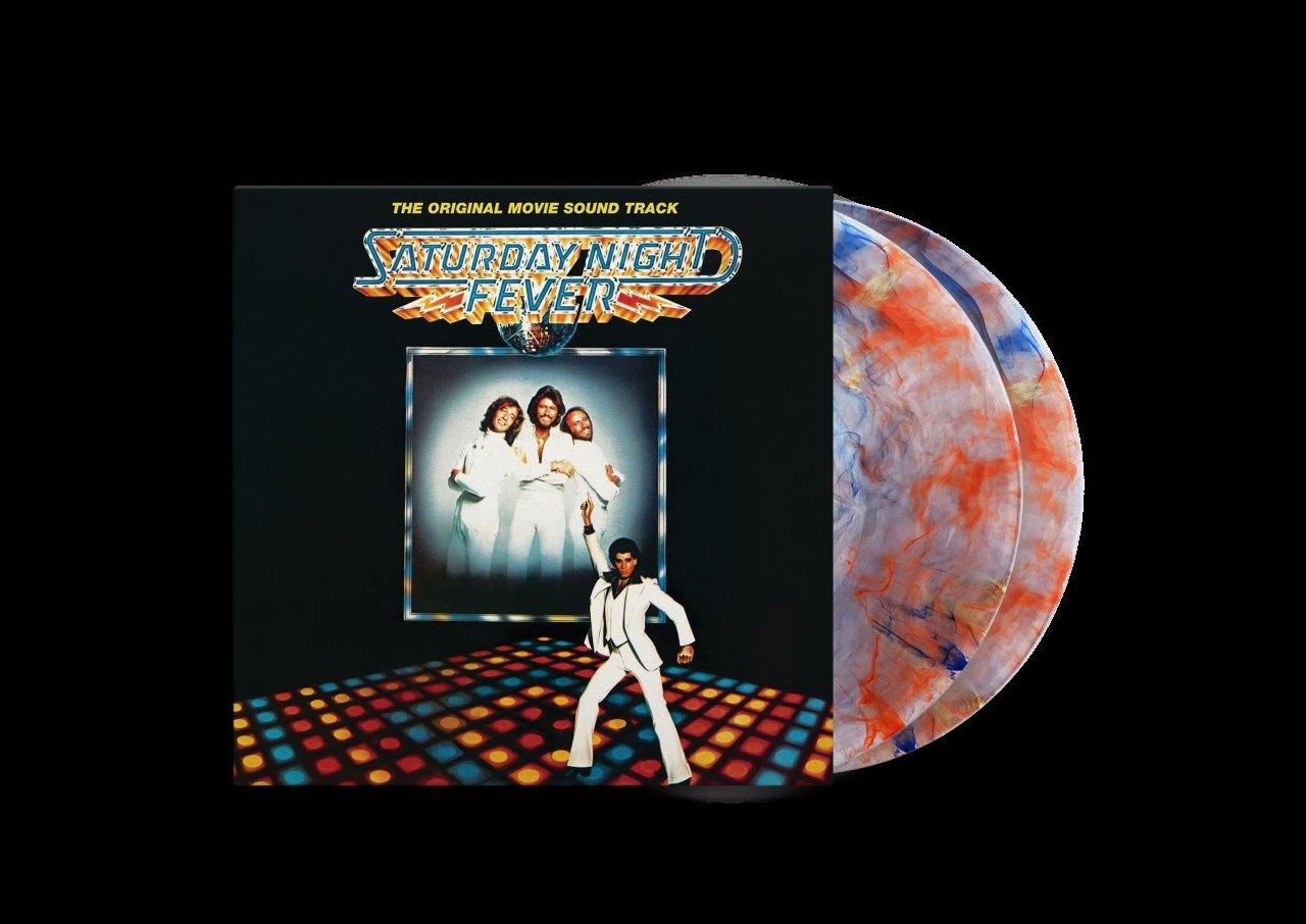 Saturday Night Fever – Original Soundtrack - Limited Edition Red, Orange & Blue Marble Vinyl