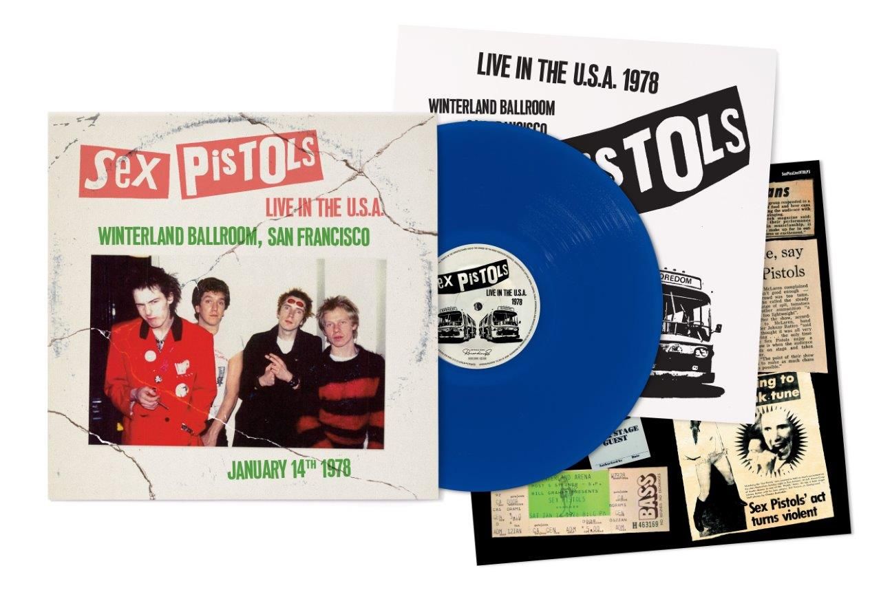 Sex Pistols - Live In The U.S.A 1978 – San Francisco - Limited Edition Blue Vinyl