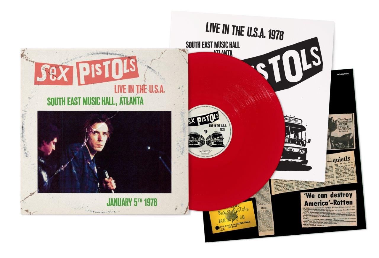 Sex Pistols - Live In The U.S.A 1978 – Atlanta - Limited Edition Red Vinyl