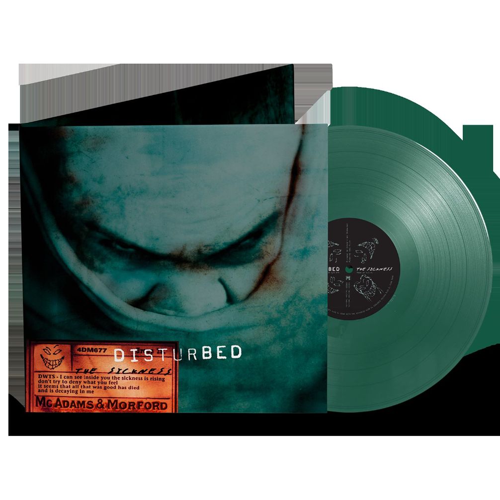 Disturbed- The Sickness 25th Anniversary Edition Green Vinyl
