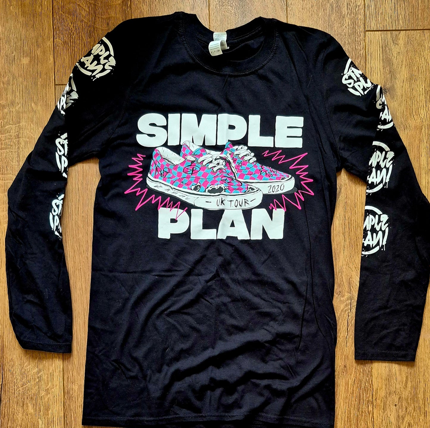 Simple Plan - 2020 UK Tour Long-Sleeve T-Shirt (Small)