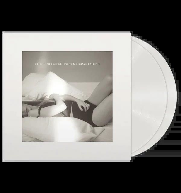 Taylor Swift - The Tortured Poets Department : 2LP Ghosted White Vinyl