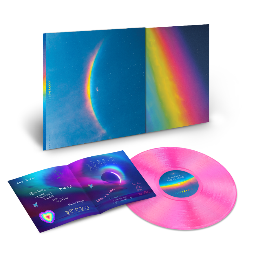 Coldplay - Moon Music; Translucent Pink Eco Vinyl