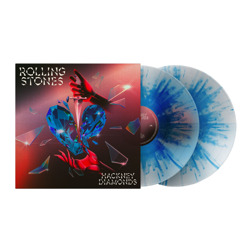 The Rolling Stones - Hackney Diamonds - Limited 2LP Clear, Blue, Splatter Vinyl