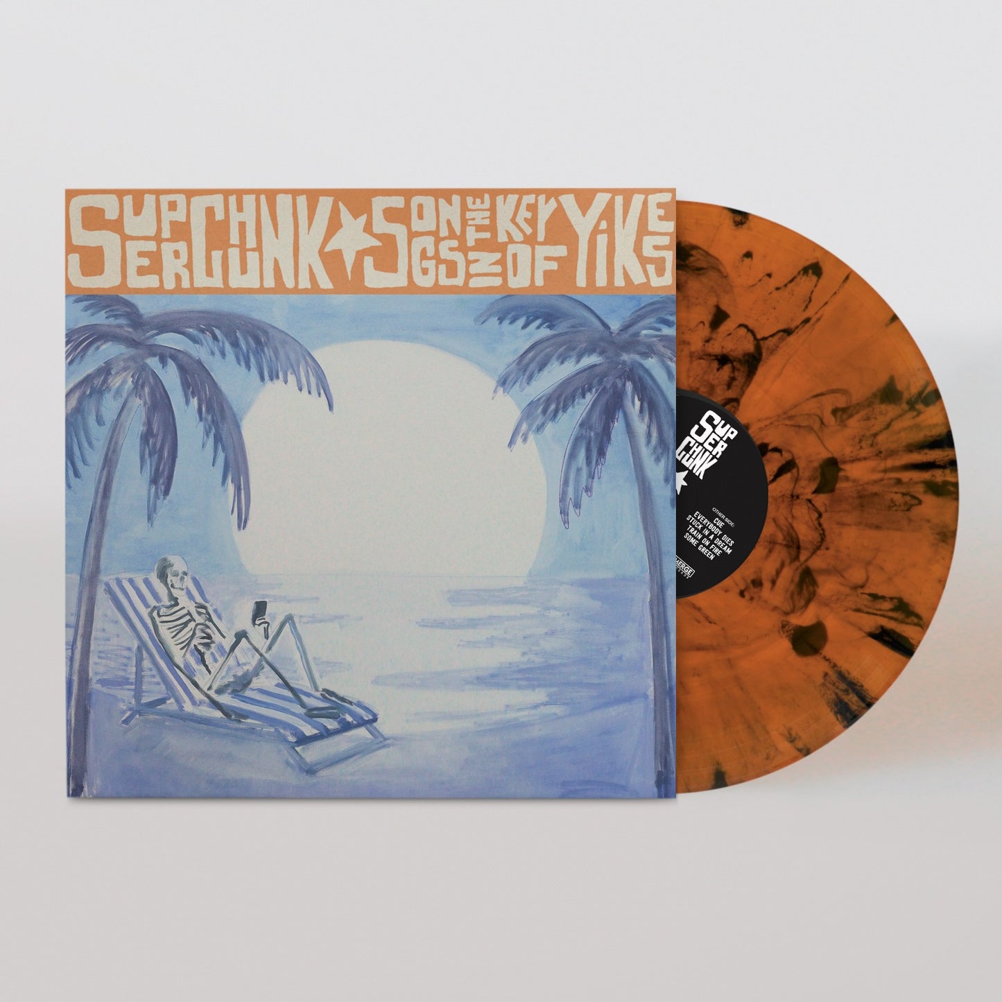 Superchunk - Songs In The Key of Yikes - Orange, Black Swirl Vinyl