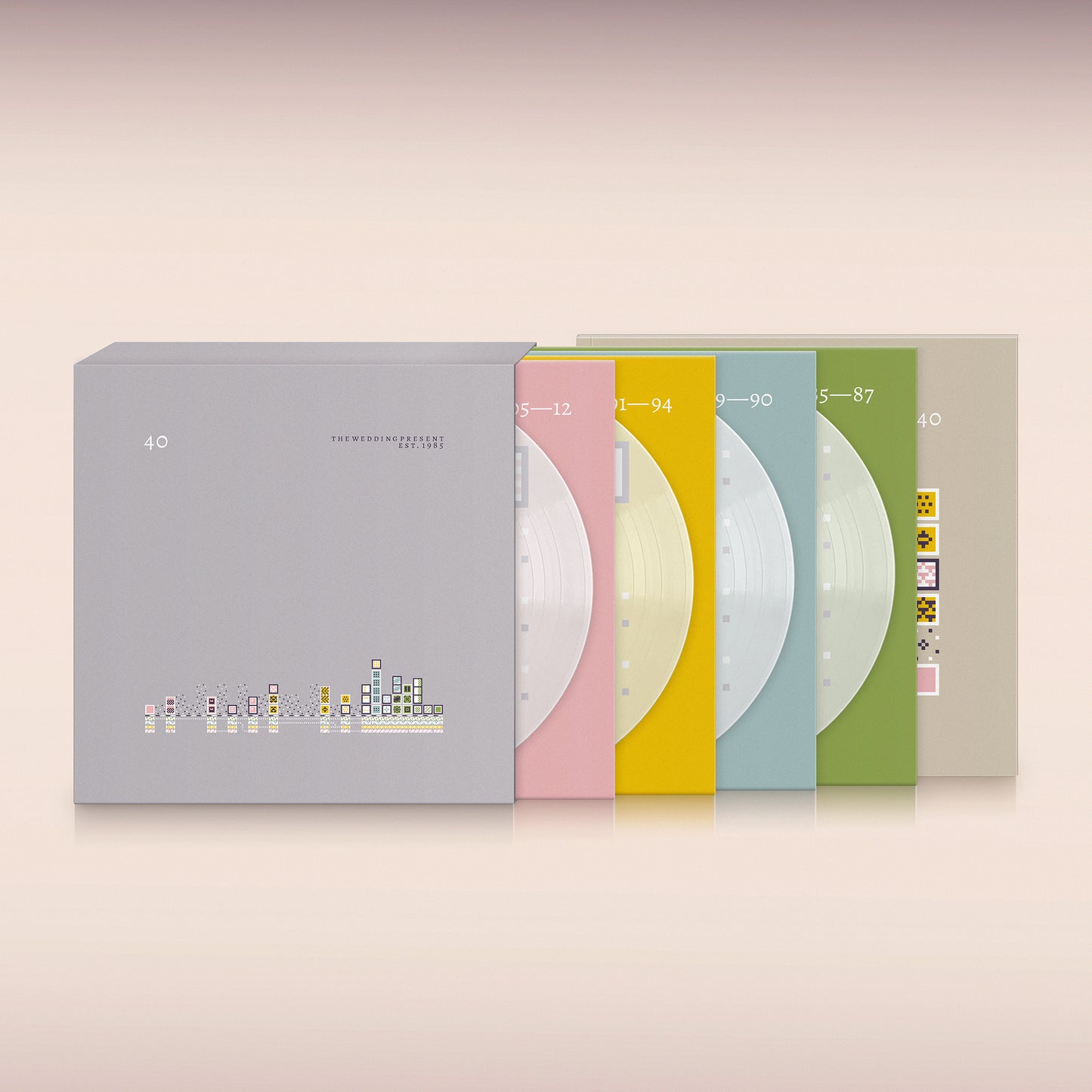 The Wedding Present - The Wedding Present 40 - 4LP Frosted White Vinyl Deluxe Box Set