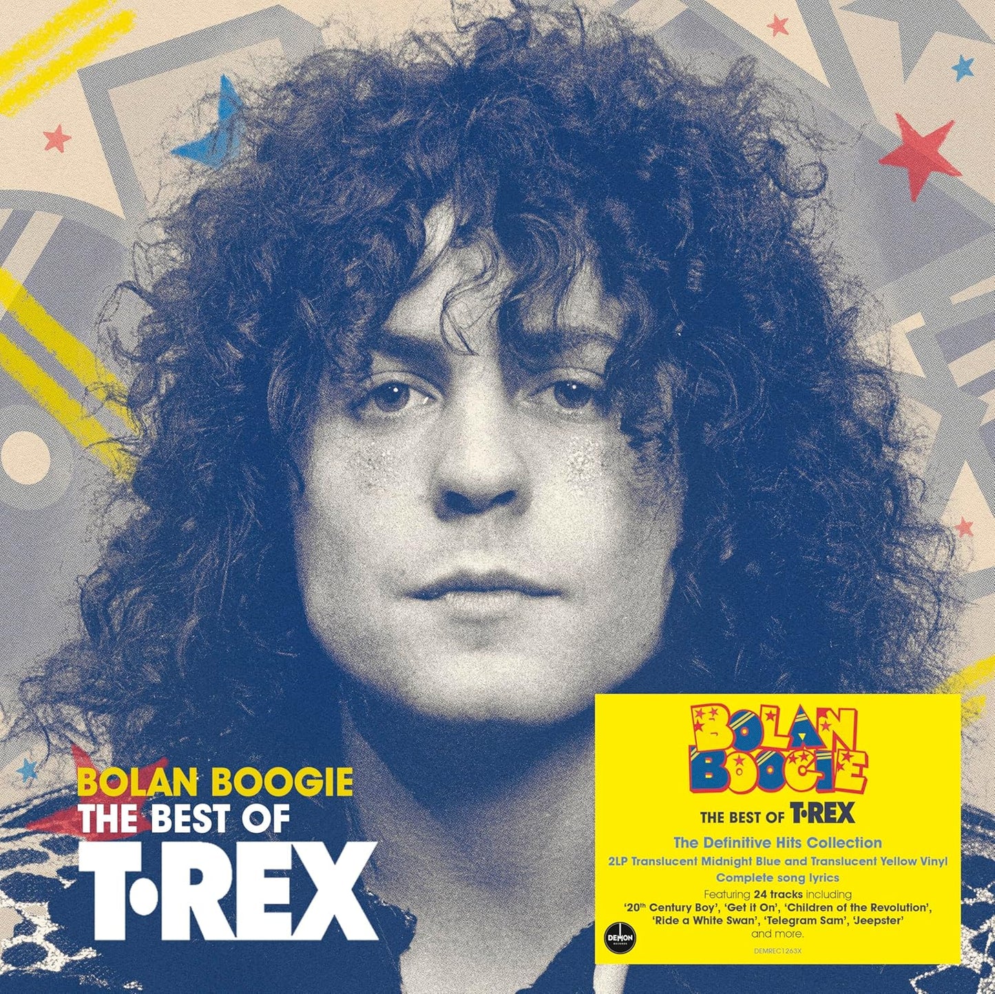 T. Rex - Bolan Boogie, The Best Of - Limited Blue & Yellow Vinyl