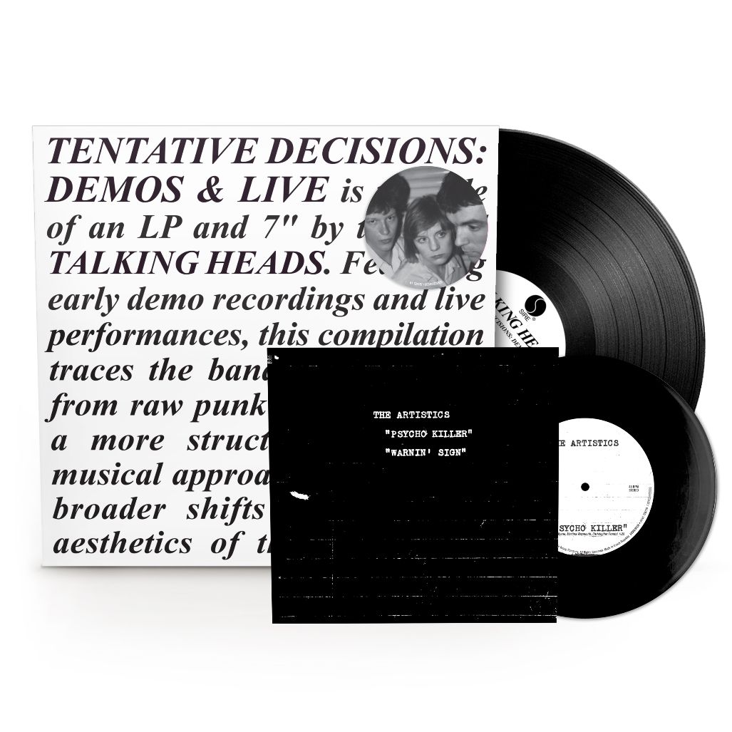 Talking Heads - Tentative Decisions: Demos & Live - 140g Black vinyl + Black vinyl 7”