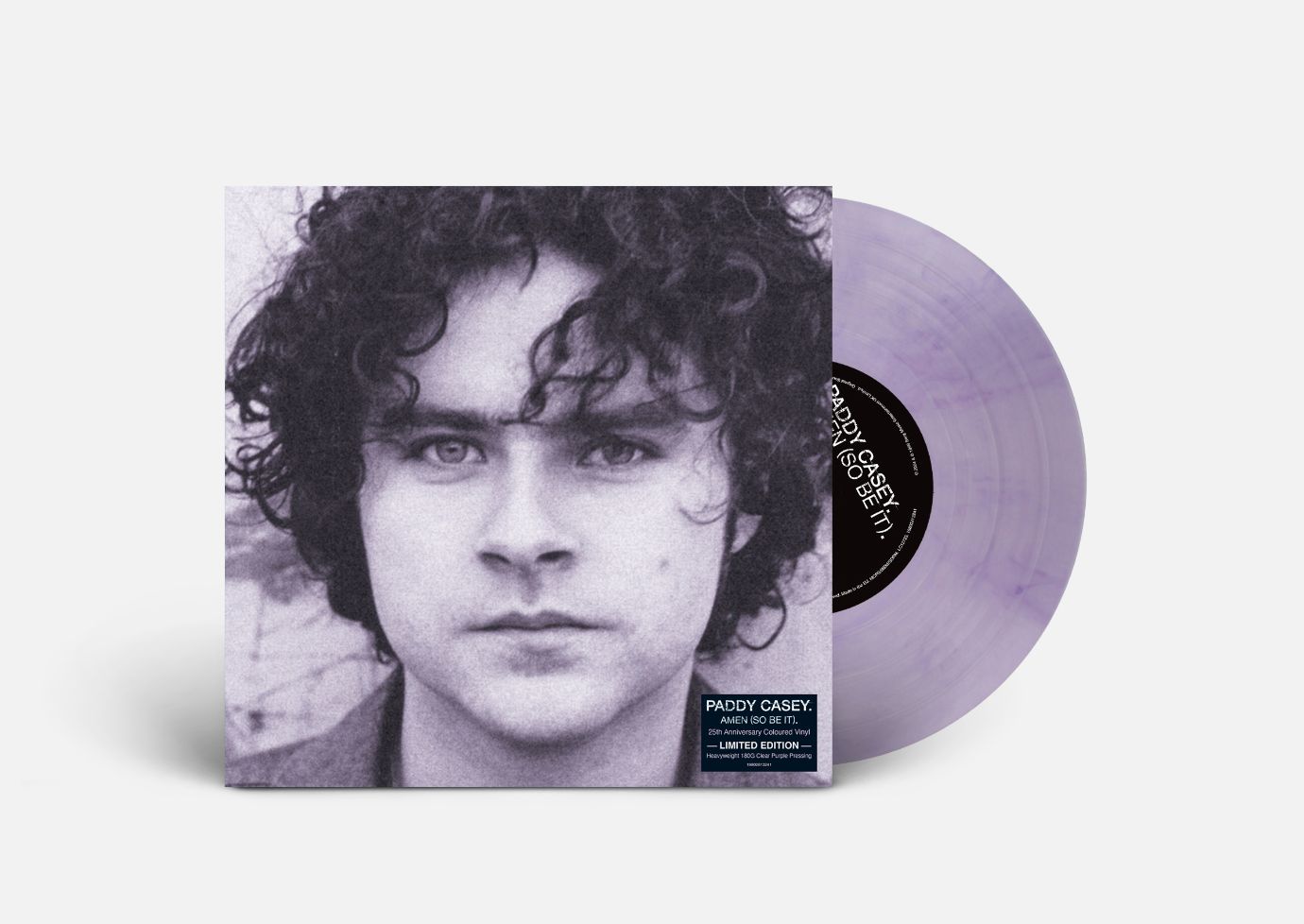 Paddy Casey - Amen (So Be It) Limited Edition Clear Purple Vinyl