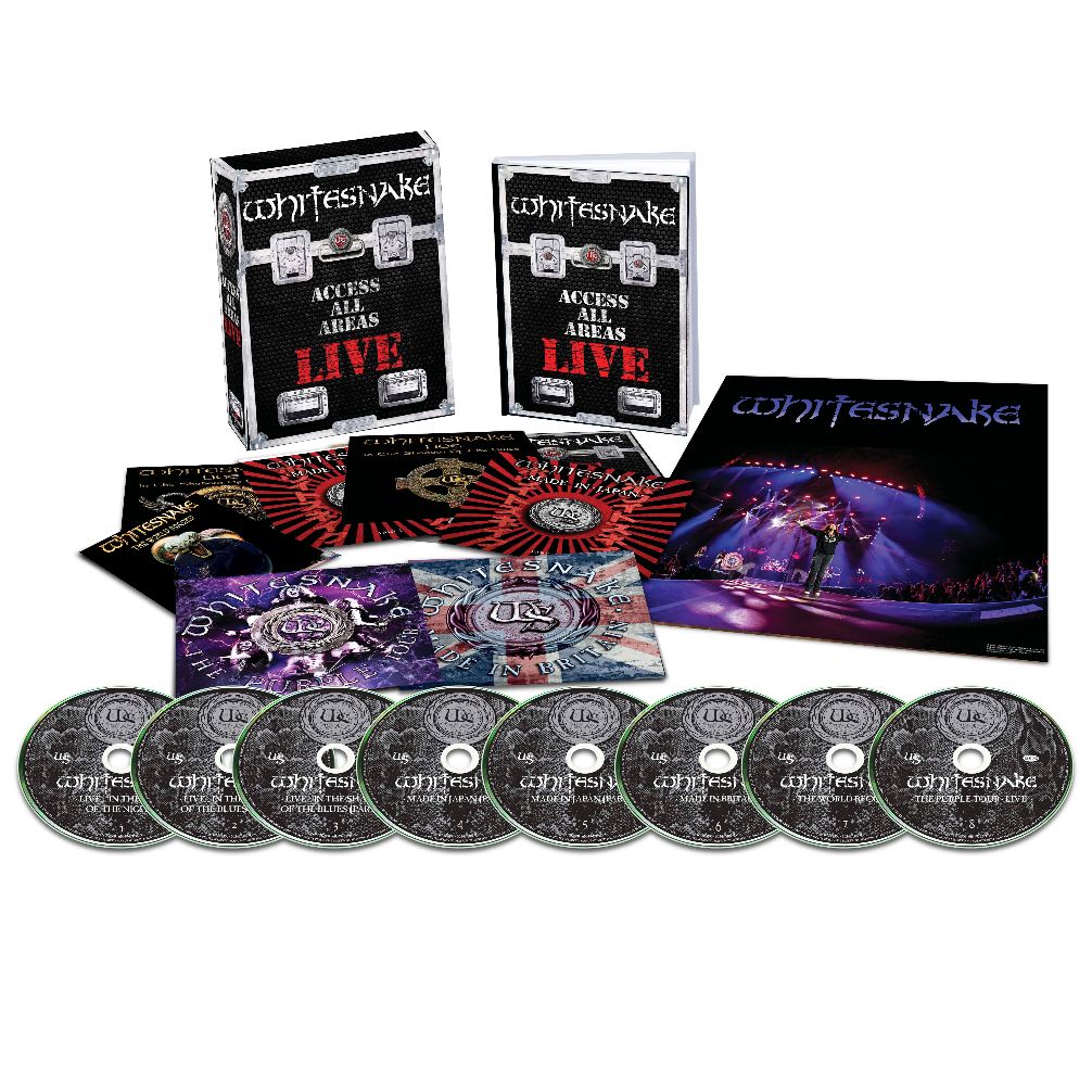 WHITESNAKE - ACCESS ALL AREAS: LIVE 8-CD LIVE BOX SET