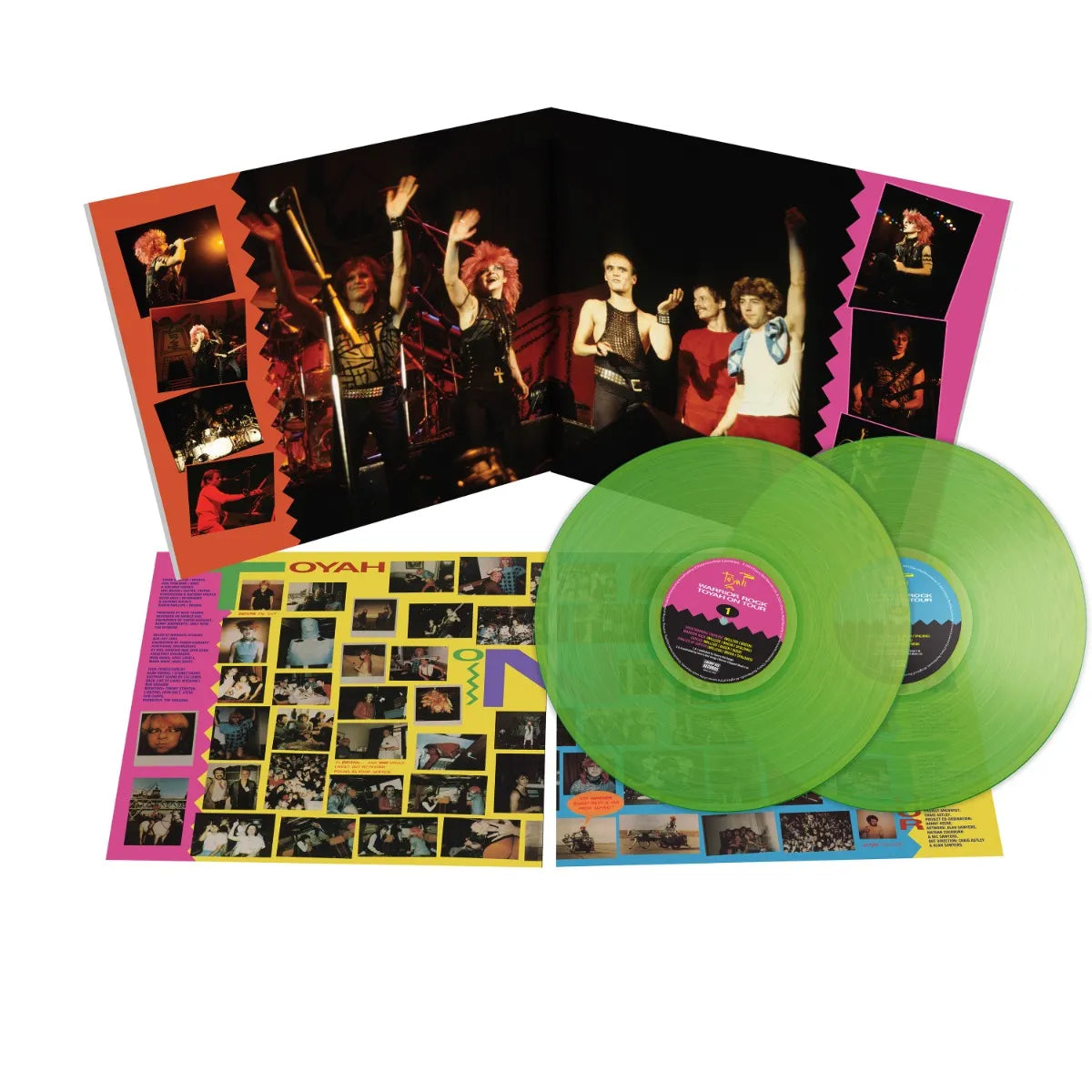 Toyah - Warrior Rock - Toyah On Tour : Limited 2LP Transparent Green Vinyl