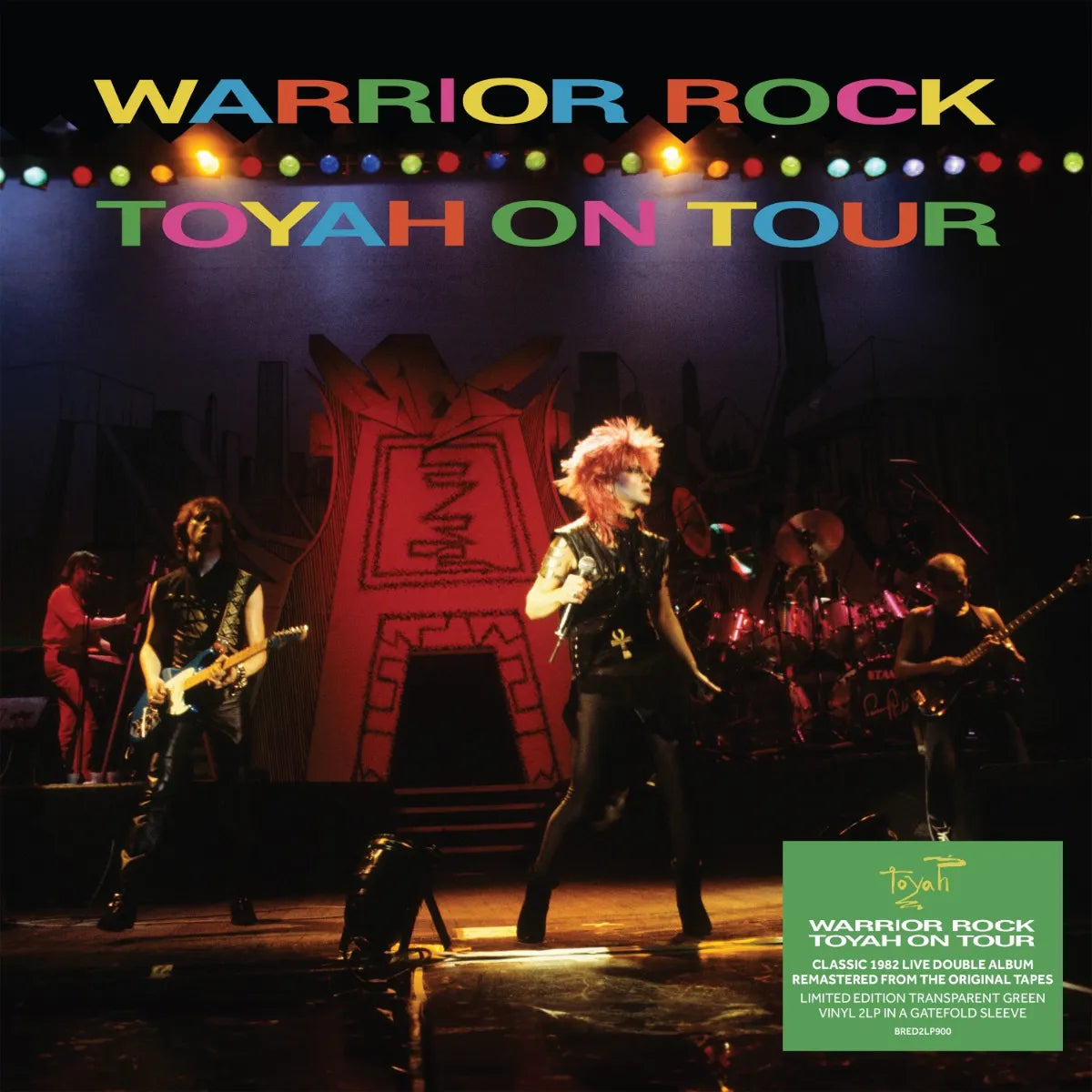 Toyah - Warrior Rock - Toyah On Tour : Limited 2LP Transparent Green Vinyl