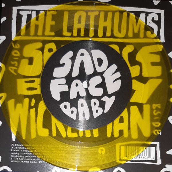 The Lathums – Sad Face Baby - Limited Yellow Vinyl