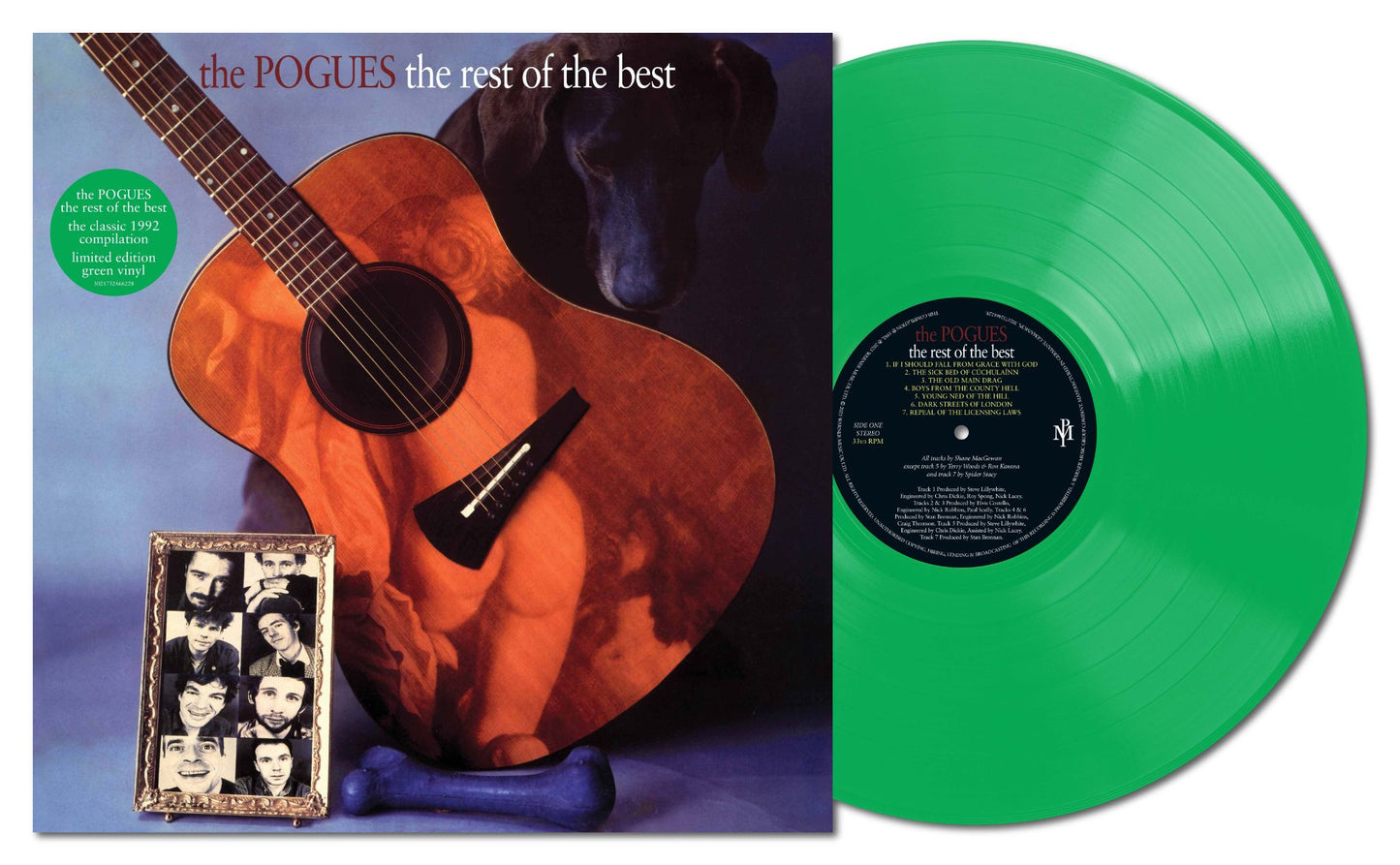 The Pogues – The Rest Of The Best - Limited Edition Green Vinyl