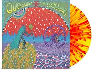 Quicksand - Distant Populations - Limited Yellow with Red Splatter Vinyl