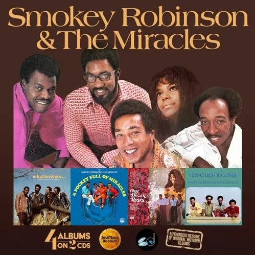 Smokey Robinson and the Miracles - 4 Album Set on 2CD