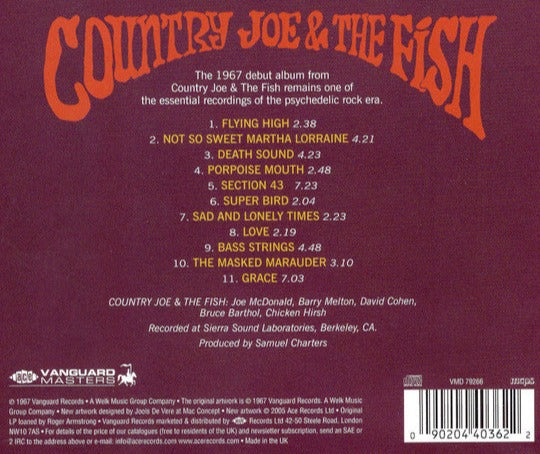 Country Joe & The Fish - Electric Music For The Mind And Body - CD