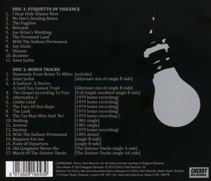 David J - Etiquette Of Violence : Remastered CD