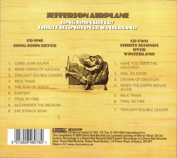 Jefferson Airplane - Long John Silver/Thirty Seconds Over Winterland (2xCD, Comp, Rem)