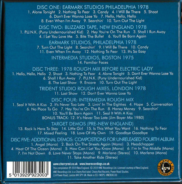 New England - The New England Archives Box Volume 1 (5xCD, Comp)