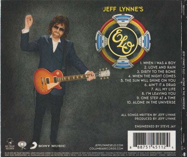 Jeff Lynne's ELO - Alone In The Universe - CD