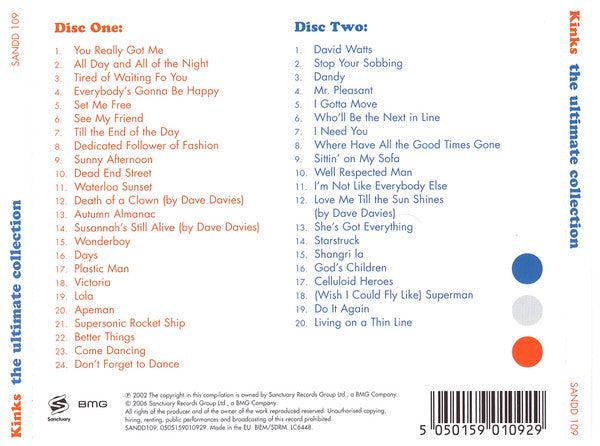 Kinks - The Ultimate Collection : 2CD