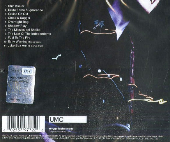 Rory Gallagher - Photo-Finish - Remastered CD