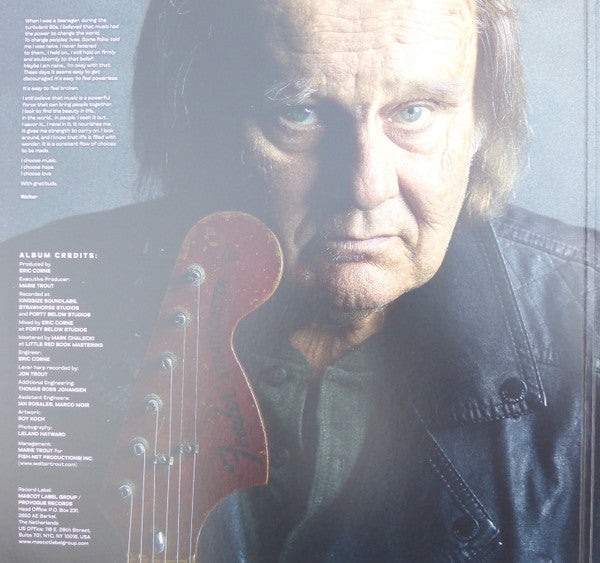 Walter Trout - Broken : Limited 2LP Transparent Vinyl
