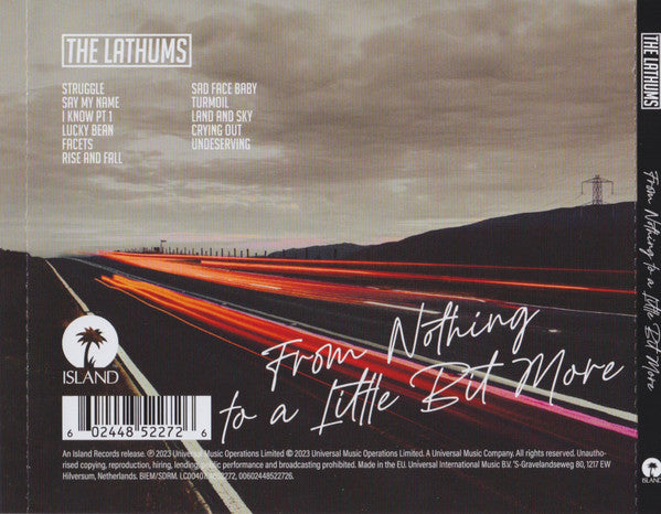 The Lathums - From Nothing To A Little Bit More : CD