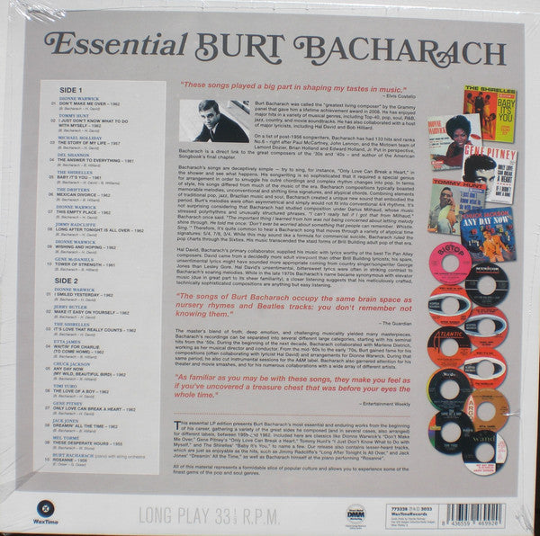 Burt Bacharach - Essential Burt Bacharach - 180g Vinyl