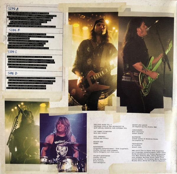 Motorhead - The Löst Tapes Vol. 2 (Live In Norwich 1998) 2LP Blue Vinyl
