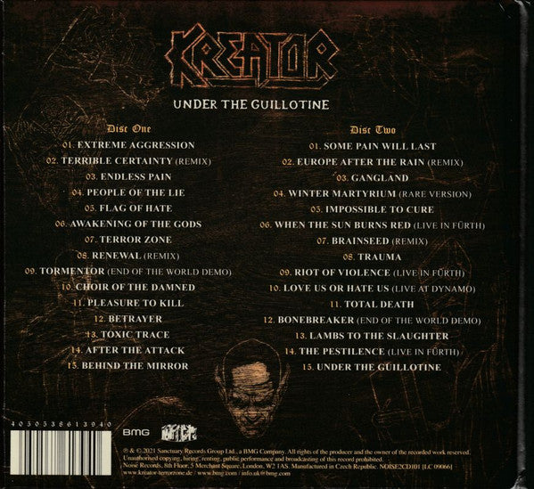 Kreator - Under The Guillotine - The Noise Records Anthology 2CD