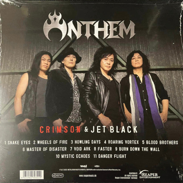 Anthem - Crimson & Jet Black - Limited Reaper Edition, White Vinyl