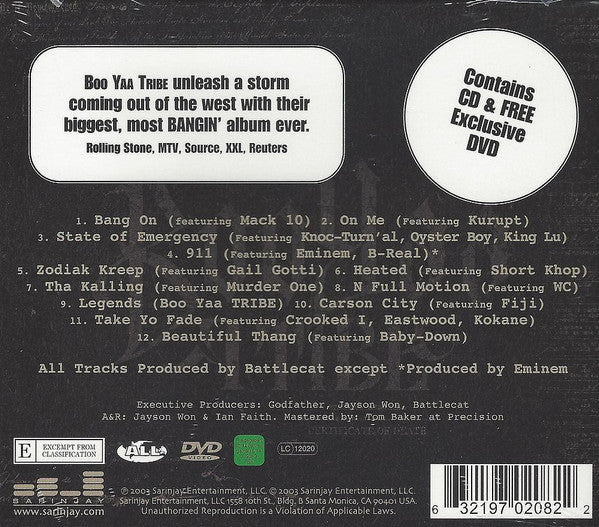 Boo Yaa Tribe - West Koasta Nostra - CD + DVD-V