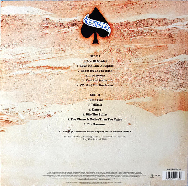 Motorhead - Ace Of Spades - 180g Vinyl