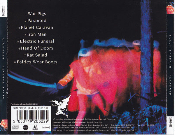 Black Sabbath - Paranoid - CD