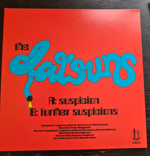 The Datsuns - Suspicion (7", Single, Blu)