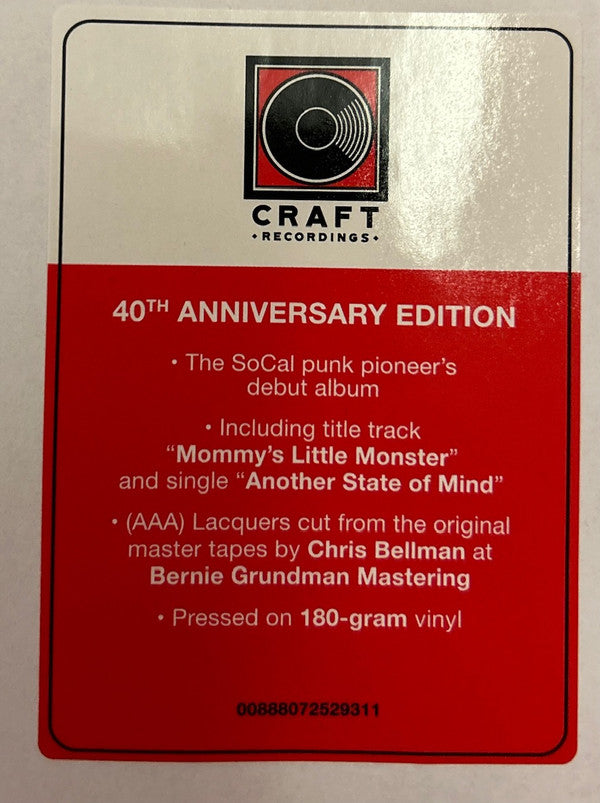 Social Distortion - Mommy's Little Monster - 180g Vinyl