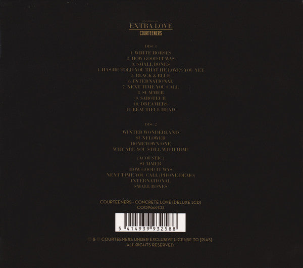 The Courteeners - Concrete Love Extra Love - Deluxe 2CD