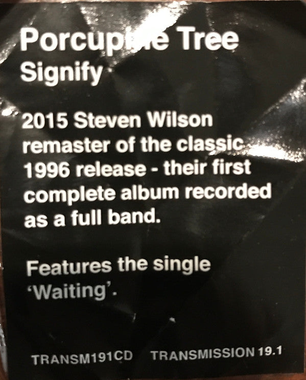 Porcupine Tree - Signify (CD, Album, RM, Dig)