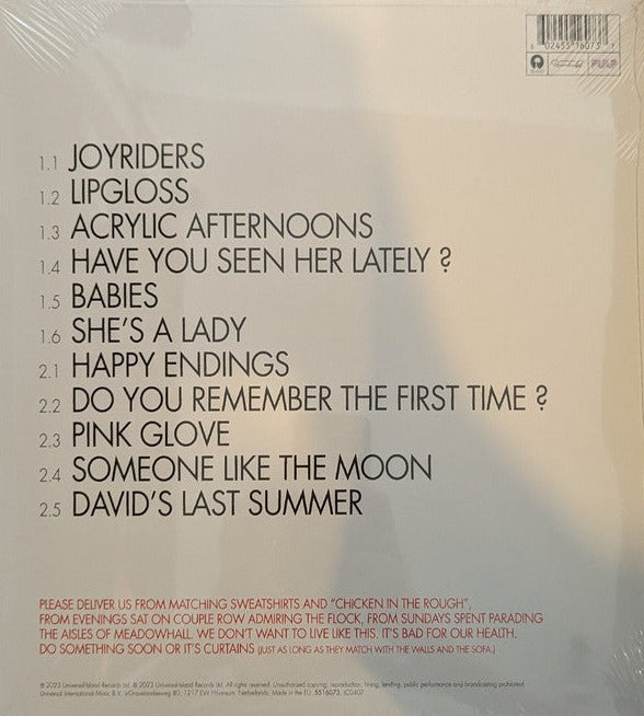 Pulp - His 'N' Hers : Vinyl LP